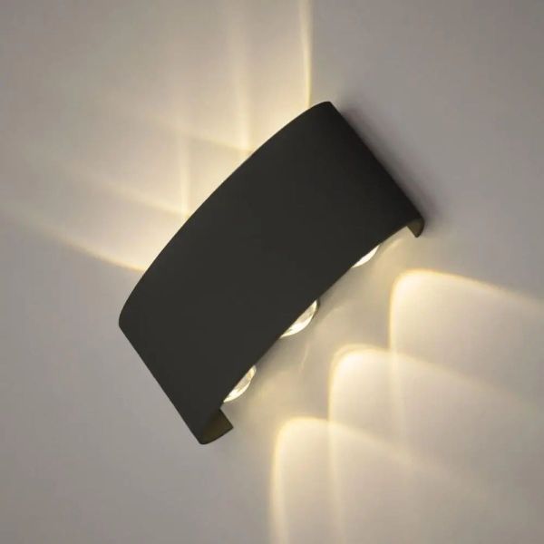 Світильник фасадний багатопроменевий 9605 | LED 6W 3000K | ELIGAR