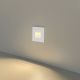 Вбудований LED-світильник для підсвітки сходів у білому корпусі